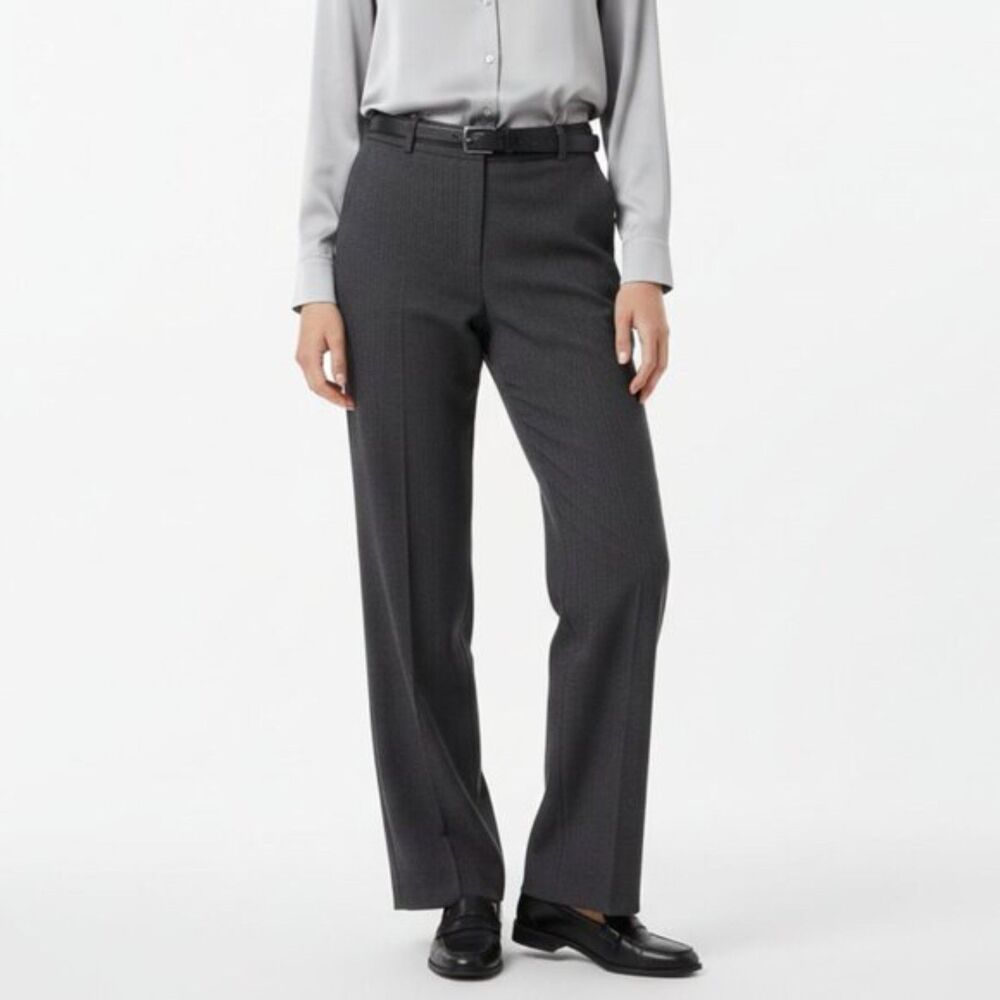 Brooks Brothers Gray Straight Leg Trouser Pants 6